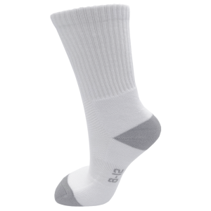 Zuco Stride Cast Sock - White Size 4-7